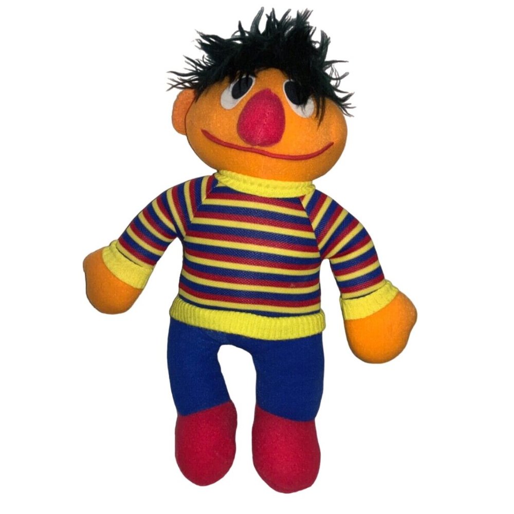 Hasbro Softies Ernie Doll Plush Sesame Street Character